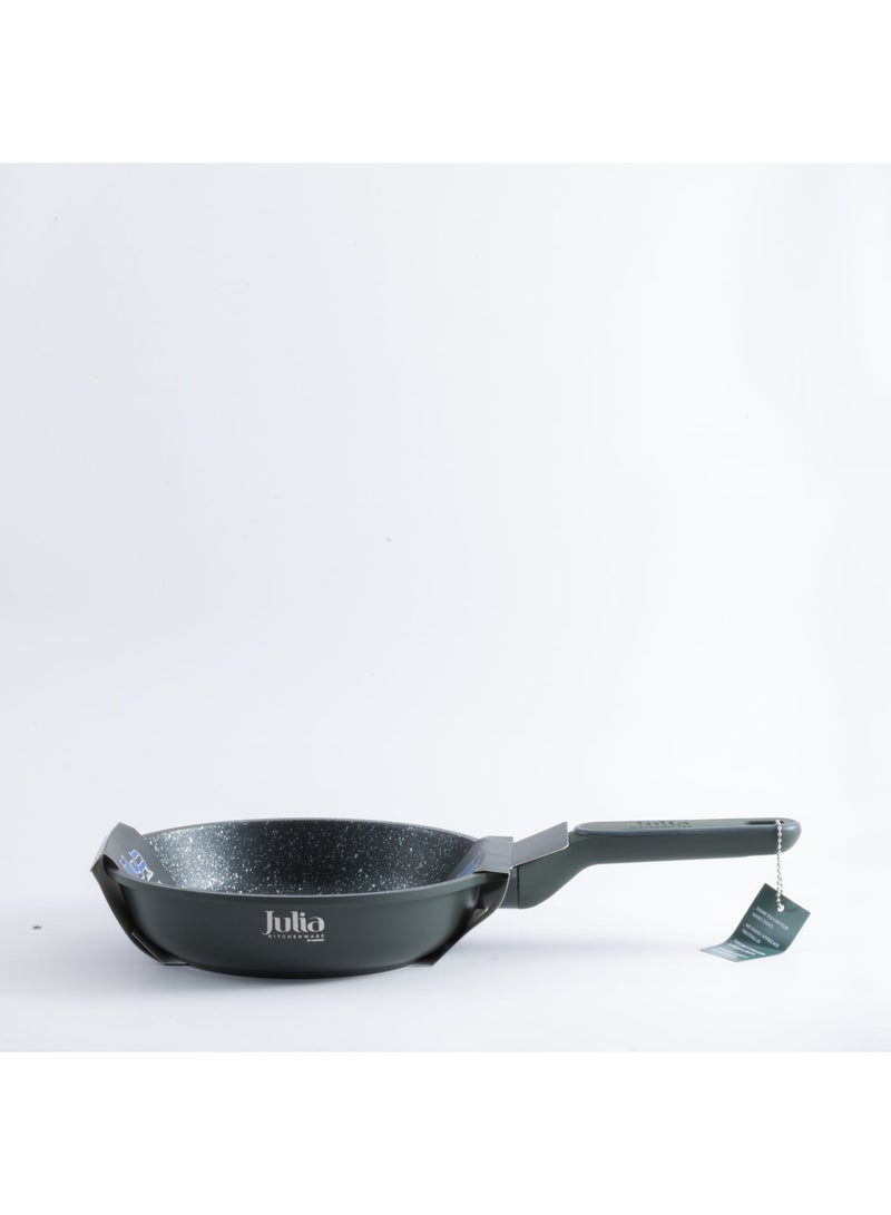 Julia Elite Pro Frypan 22cm - Green - Black Granite Non-Stick - Induction Ready - Image 3